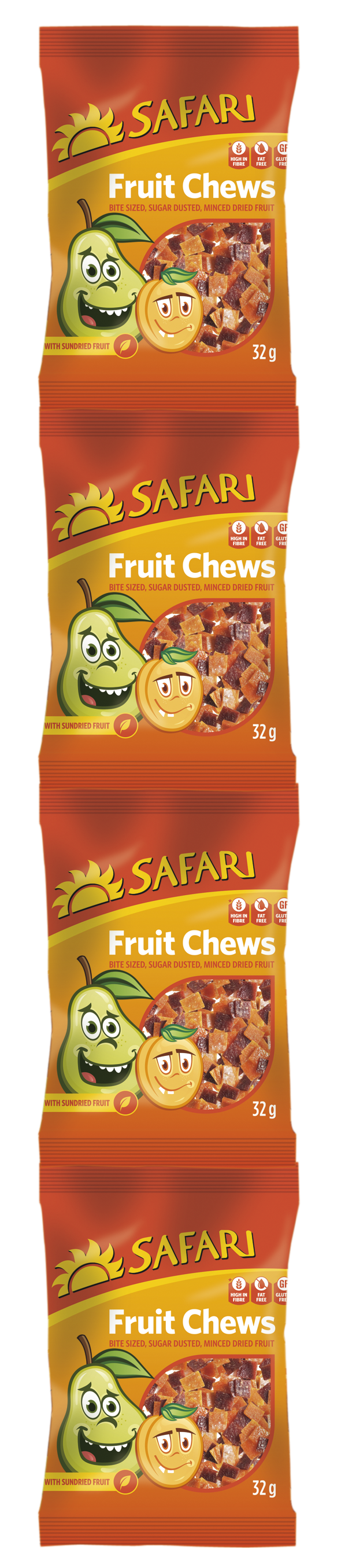 Fruity Chews: 4x32g