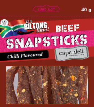Beef Snapsticks Chilli 40g
