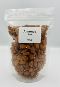 Almonds Raw 400g