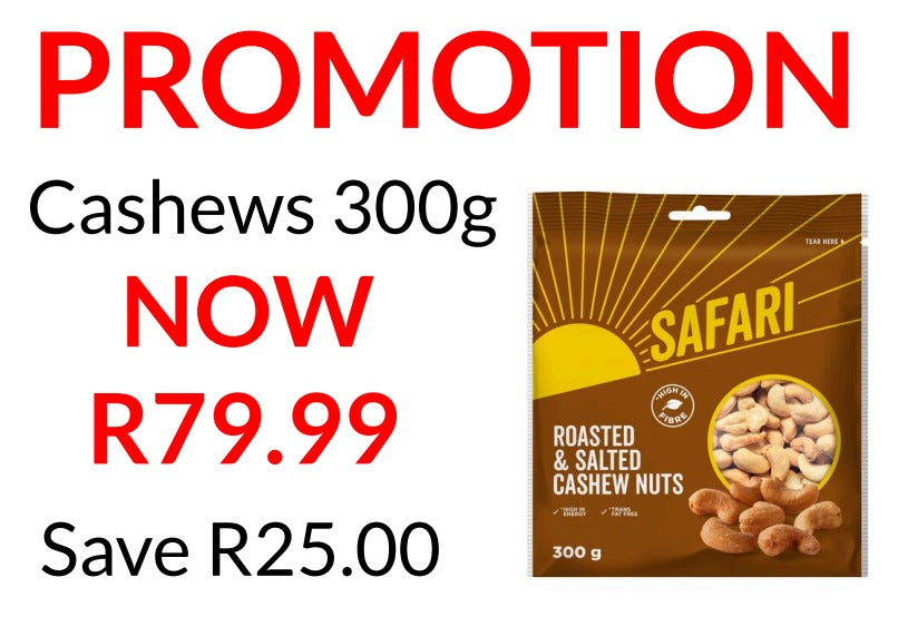 Cashews Roasted & Salted 300g