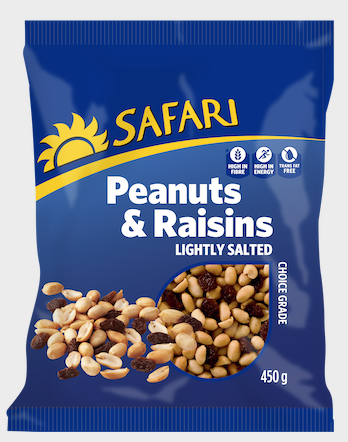 Peanuts & Raisins: 450g