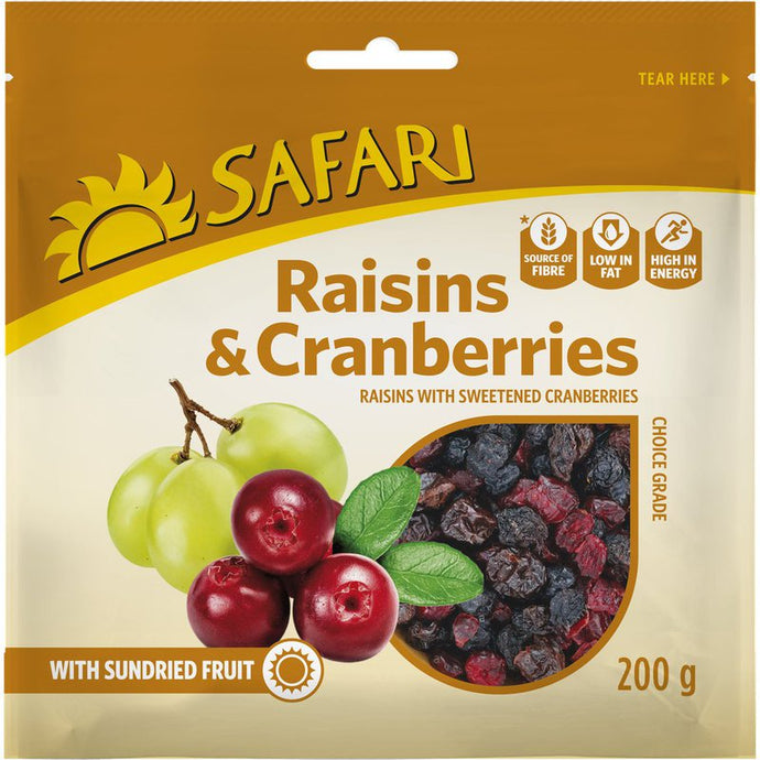 Raisin & Cranberry 200g