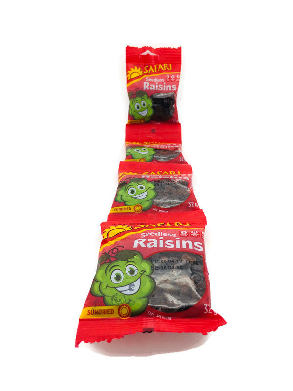 Seedless Raisins: 4x32g